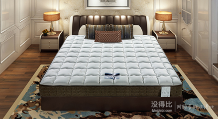 双12预售: AIRLAND 雅兰 卧室套餐 舒伯特真皮床+深睡1200乳胶床垫+小夜曲床头柜1个 99元+4449元尾款